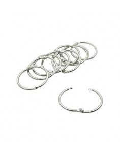 Кільця палітурні сріблясті...