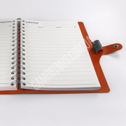 Блокноты с обложкой из искуственной кожи с логотипом и индивидуальным блоком