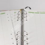 Блокноты с обложкой из искуственной кожи на кольцах