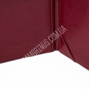 Папка з куточками зі шкірзамінника