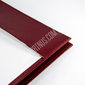 Обкладинка зі шкірзамінника з прошивкою