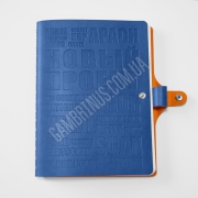 Блокноты с обложкой из экокожи со слепым тиснением